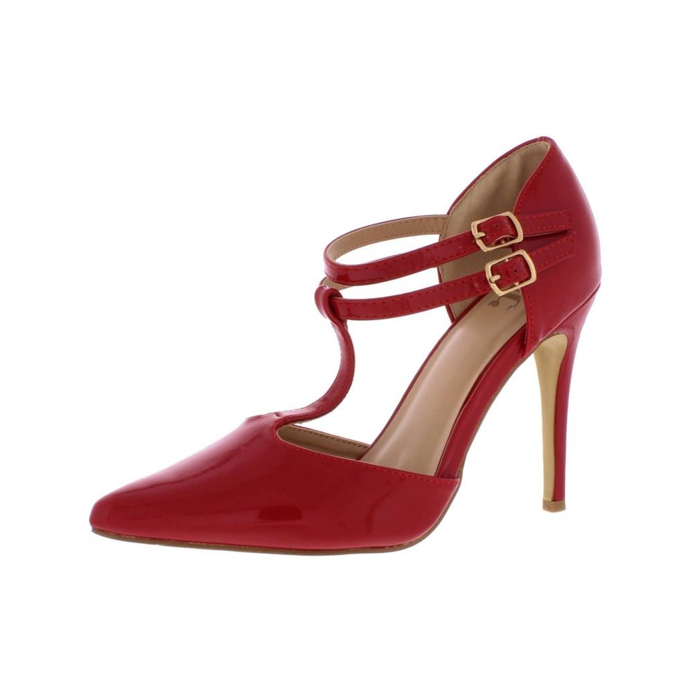 Journee Collection Women's TRU Pump, Red, 8